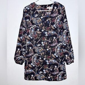 Wayf Multicolor Floral Long Sleeve Dress. Size XS.